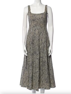 CHRISTIAN LACROIX LINEN MAXI DRESS SIZE MEDIUM